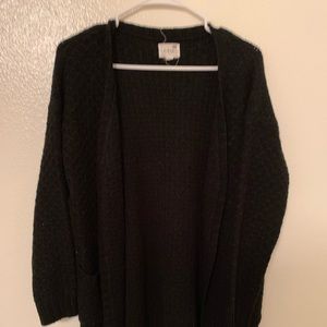 LA hearts black sweater cardigan